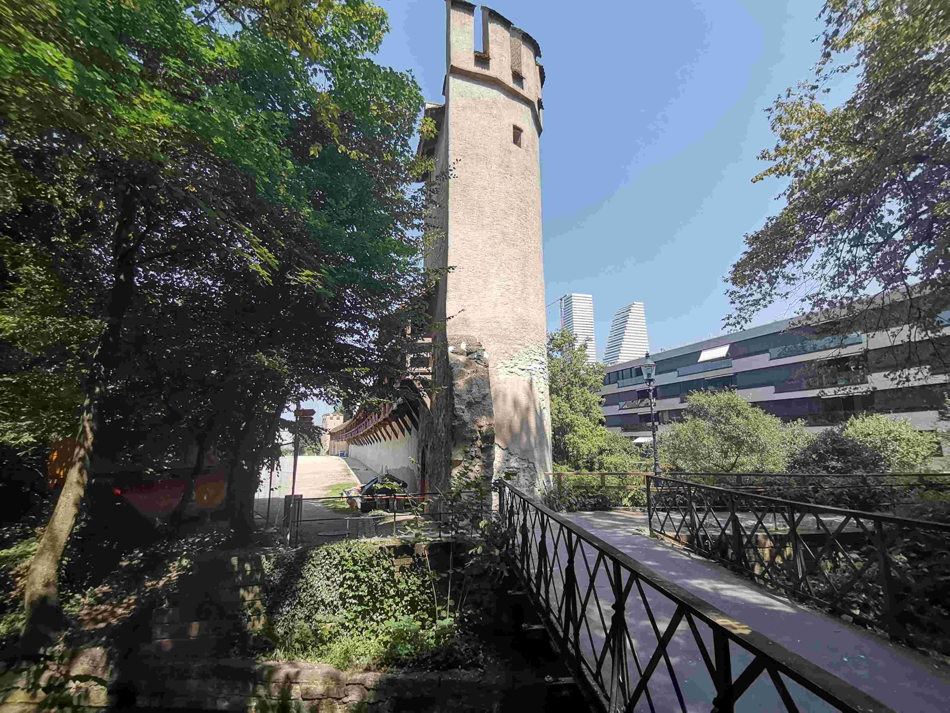 Basel city wall