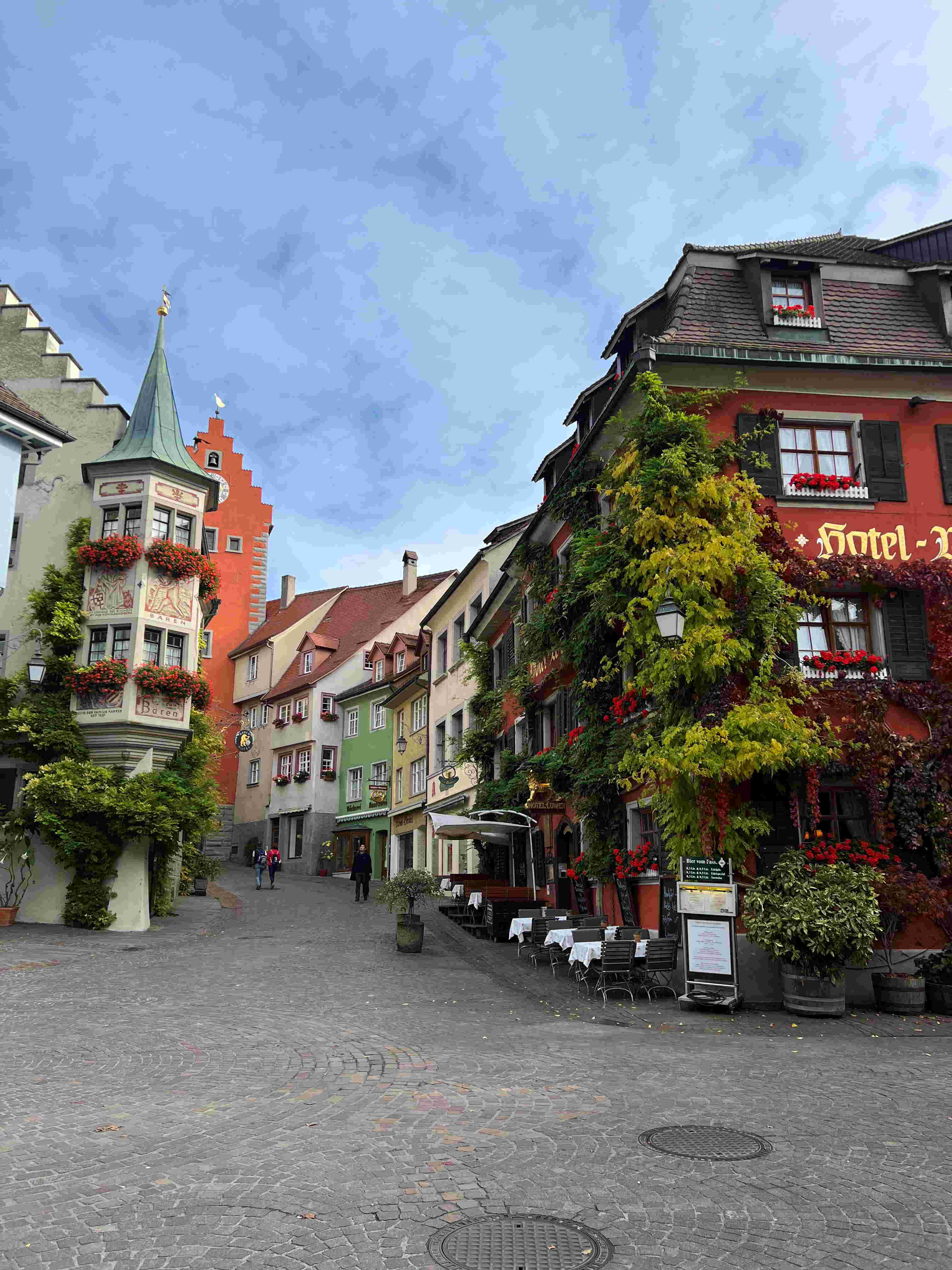Meersburg colorful houses