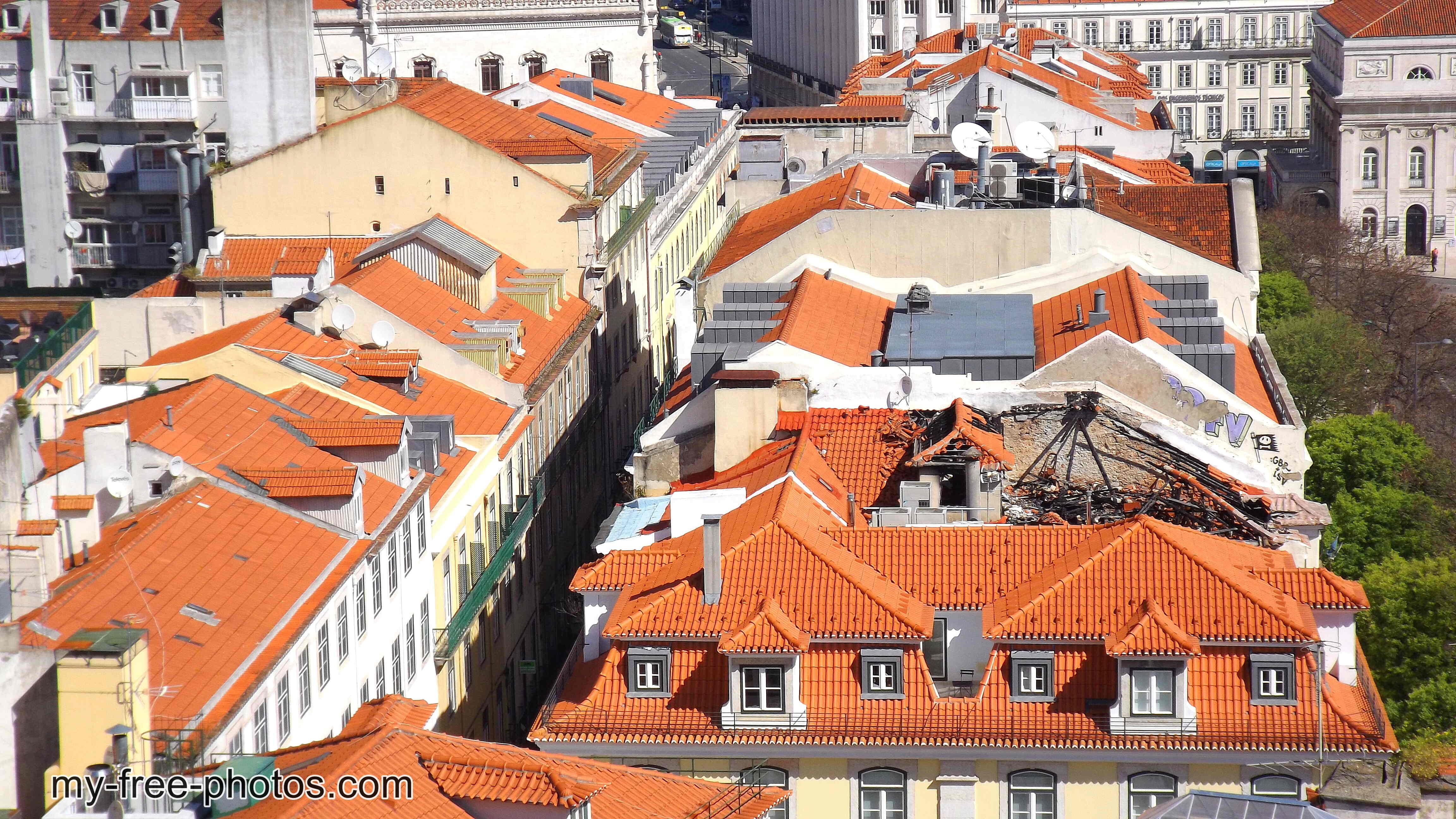 rooftops of Lisbon, Portugal