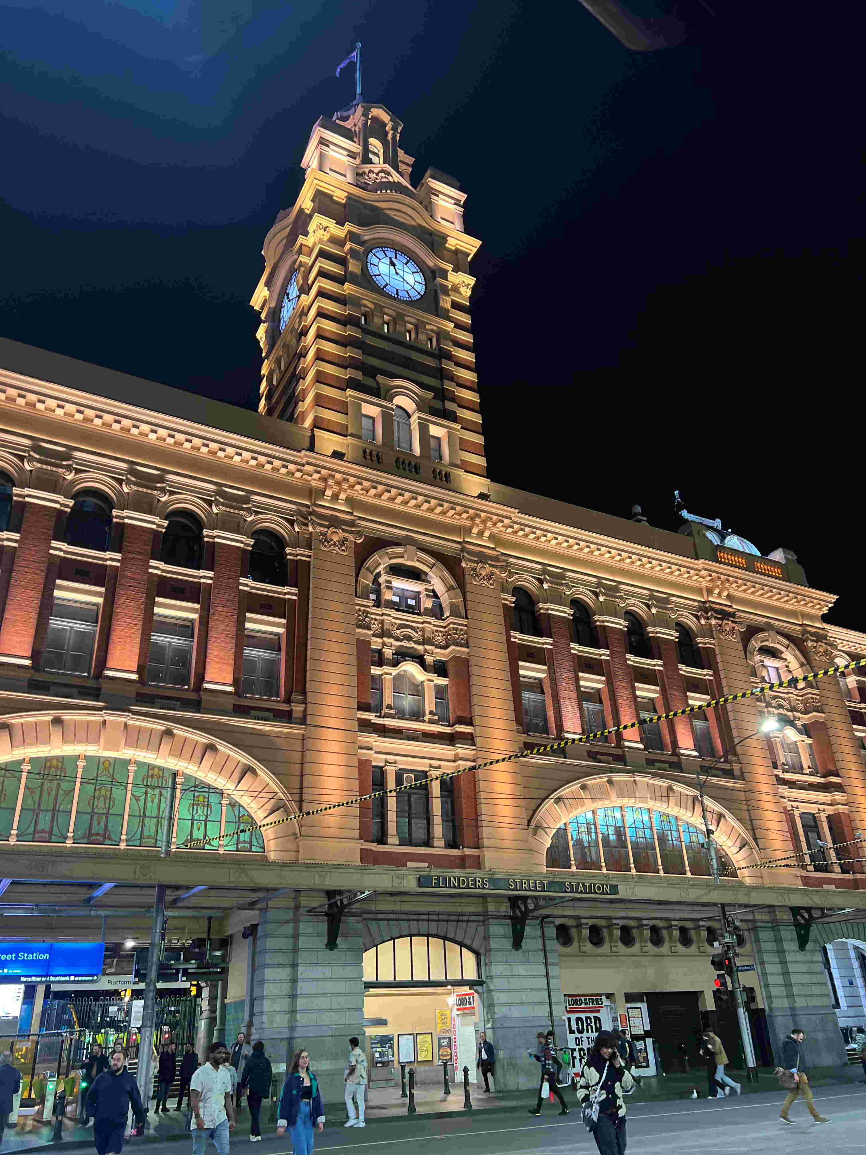 Melbourne tram station
