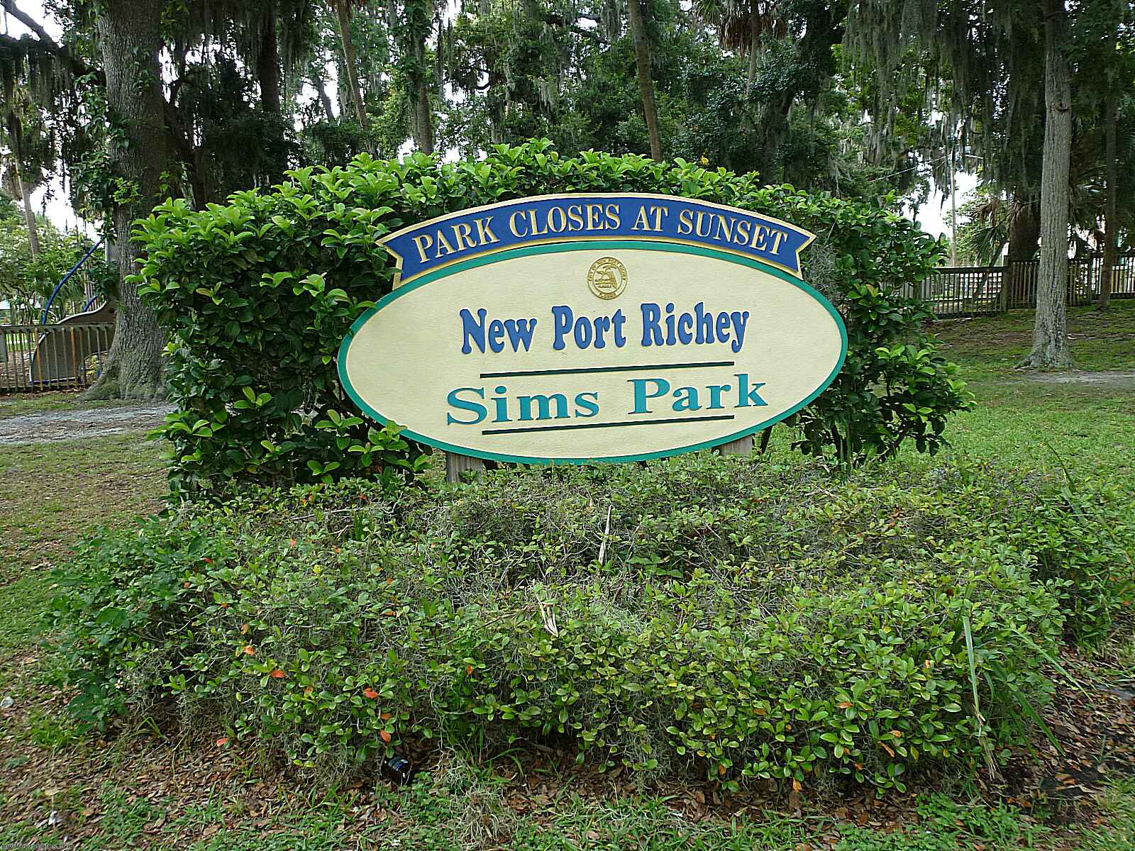 Newport richey,Sims Park
