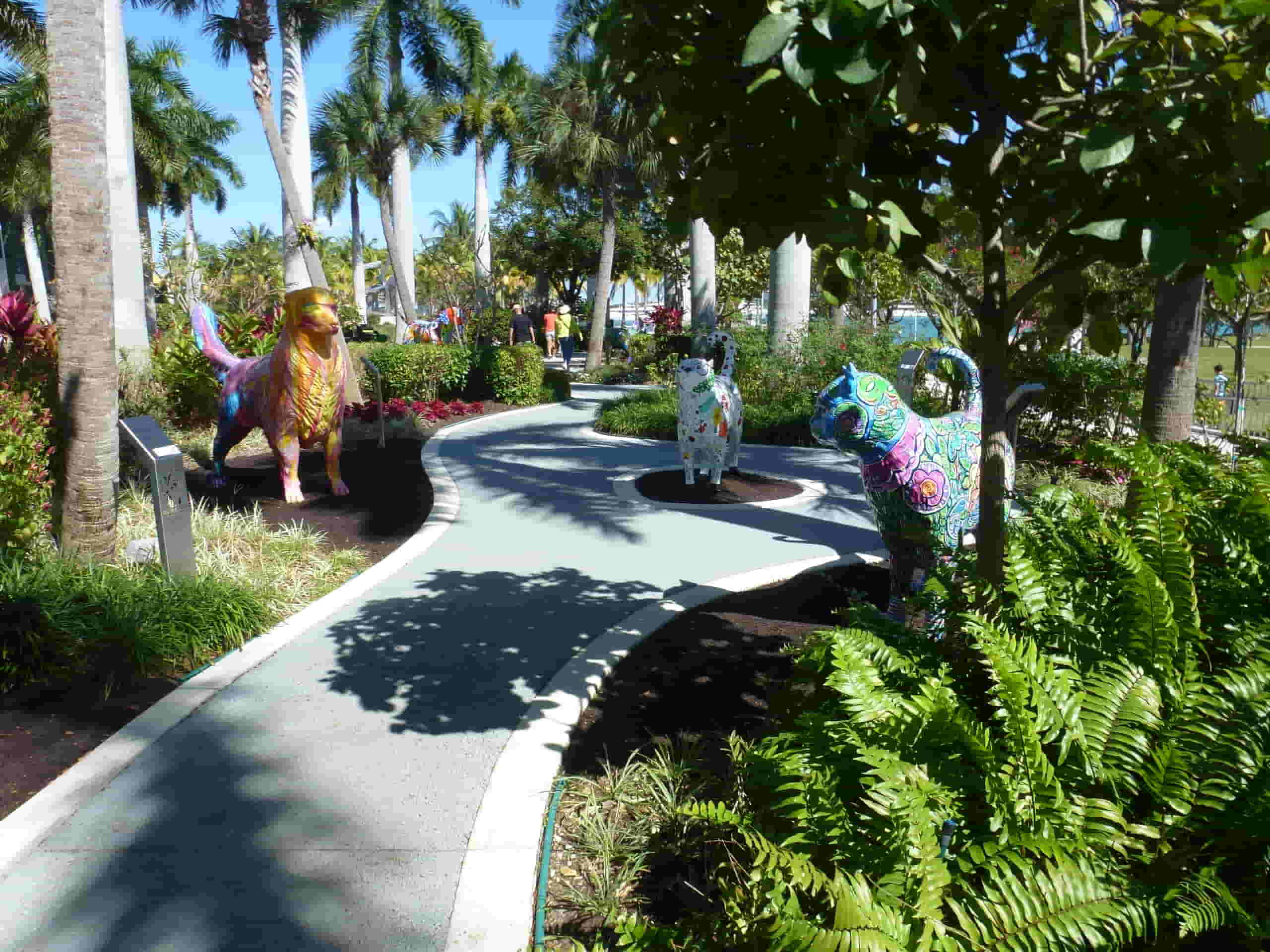 Dogs and Cats Walkway and Sculpture Gardens 