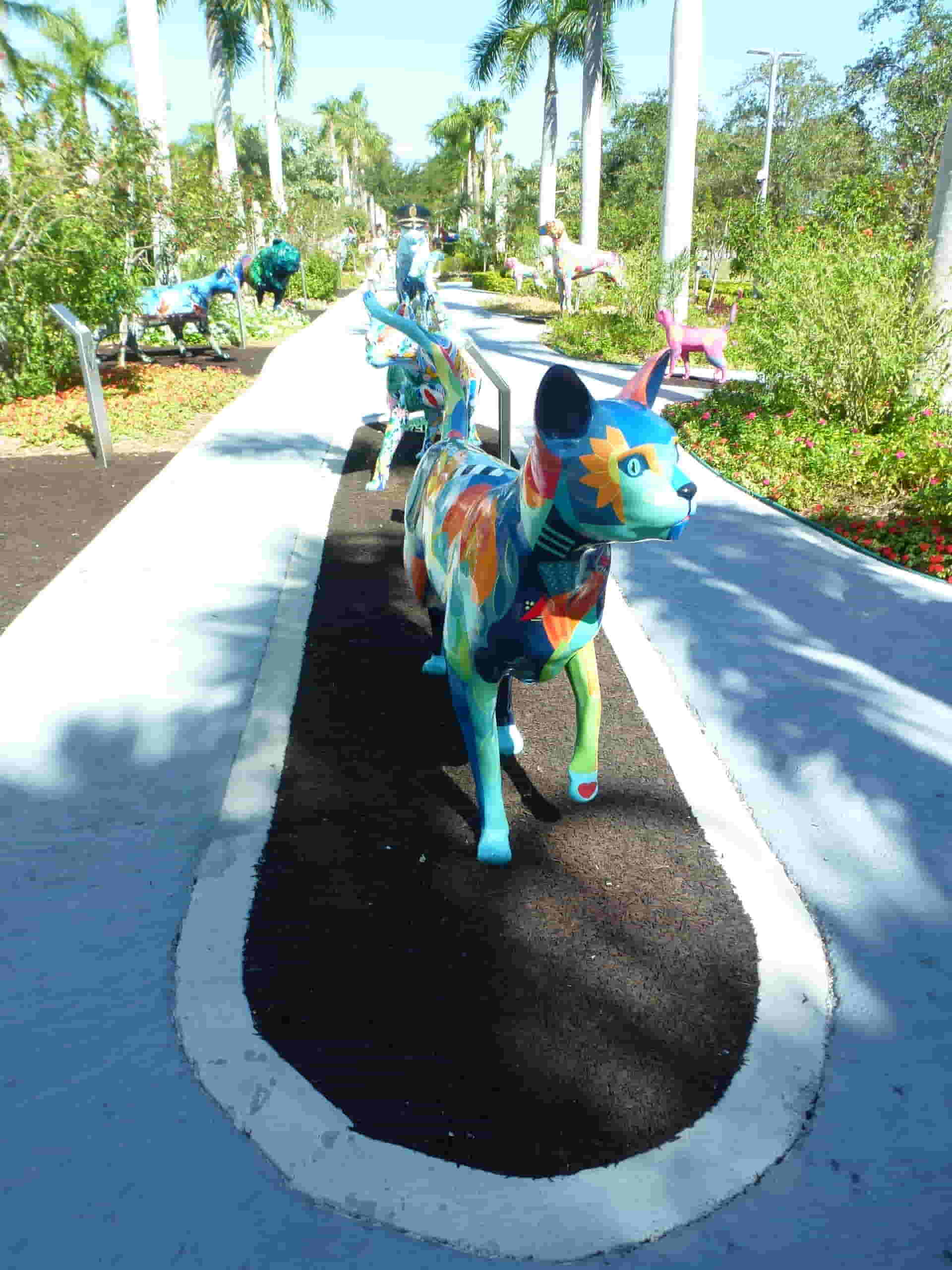Dogs and Cats Walkway and Sculpture Gardens 