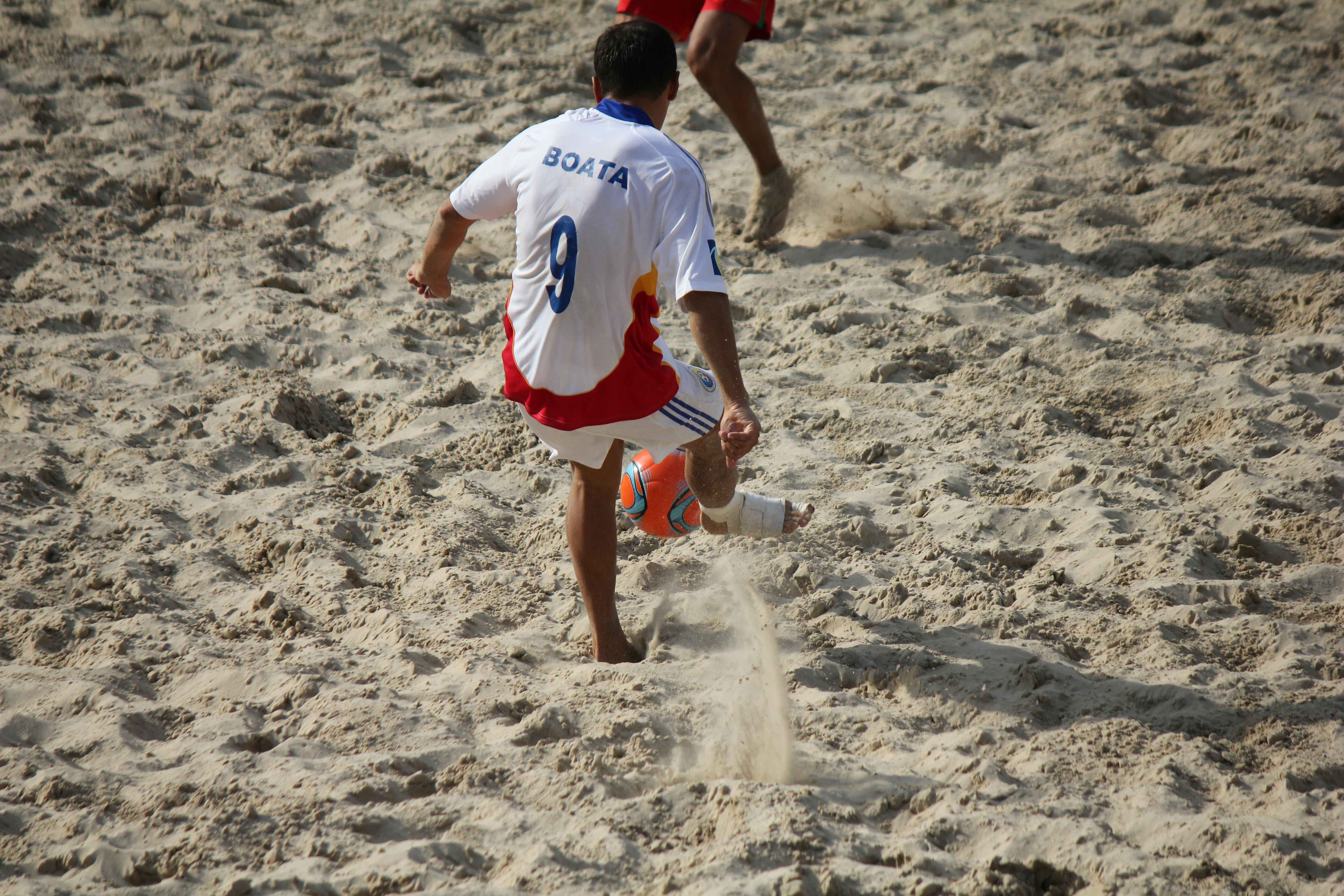 Beach soccer player
